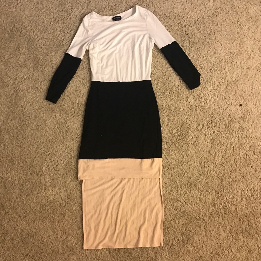Bebe High Low Midi Dress